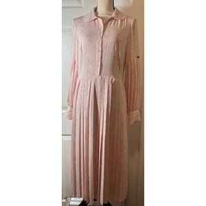 Dear Drew by Drew Barrymore Pink Forest Animal Silhouette Dress Womens US size 4